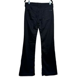 7 For All Mankind DOJO Women’s Flare Boot Leg Jeans Size 31 Dark Indigo Wash